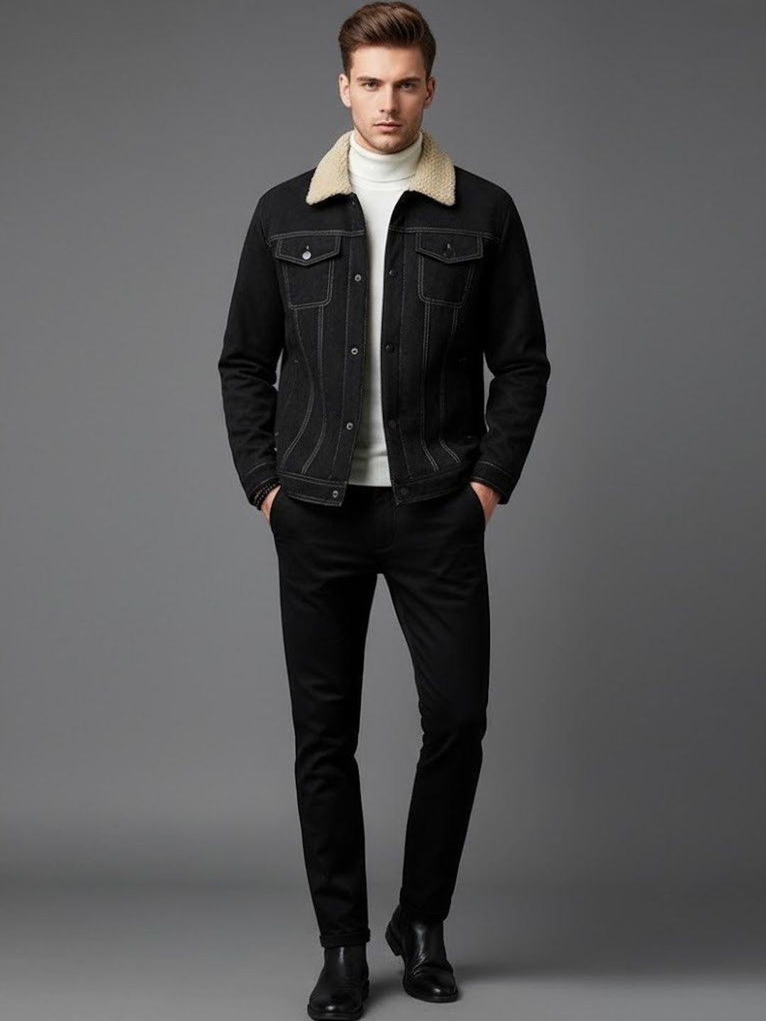 Mast & Harbour Men Denim Jacket