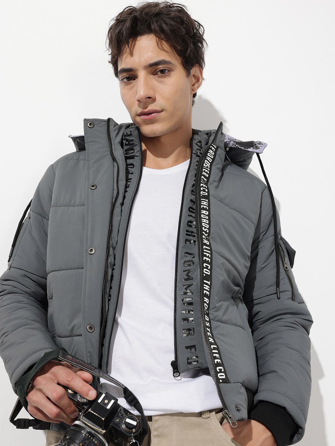The Roadster Life Co. Detachable Hood Padded Jacket