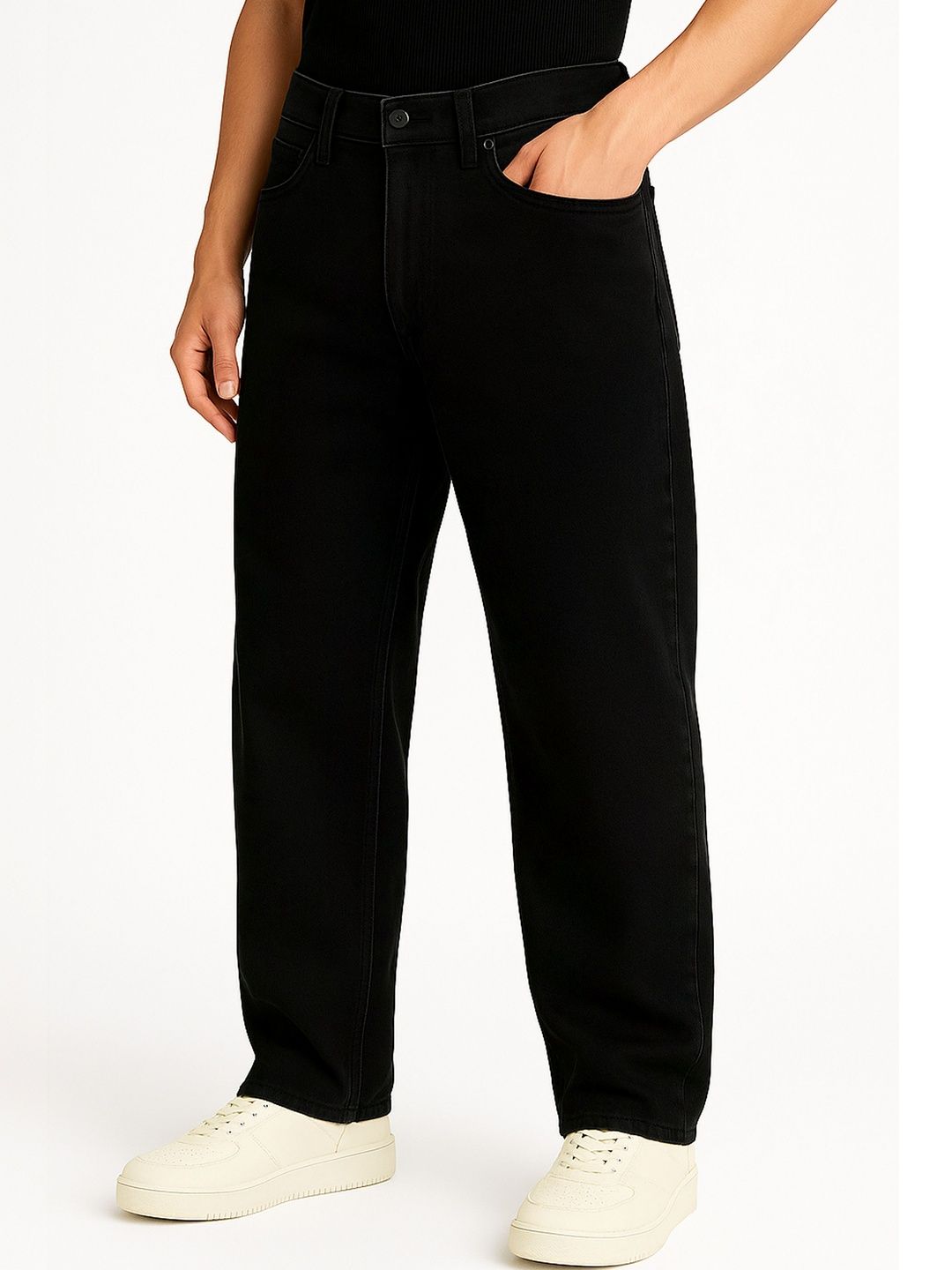 Mast & Harbour Men Comfort Regular Fit Mid-Rise Jeans