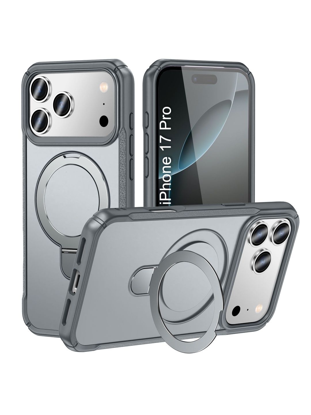 Luxury Kase Solid Printed iPhone 17 Pro Back Case Mobile Accessories
