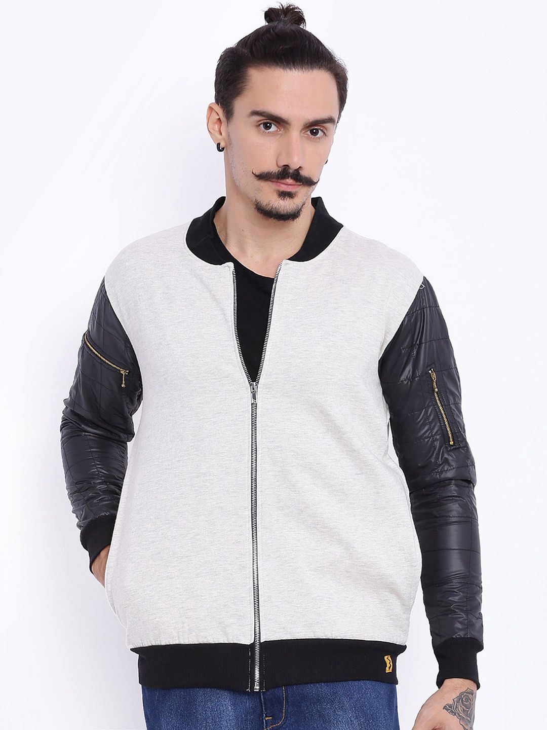 CAHOOT Men Colourblocked Lightweight Bomber Jacket