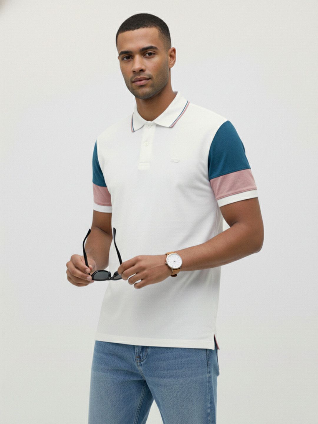 Levis Polo Collar Pure Cotton Slim Fit T-shirt