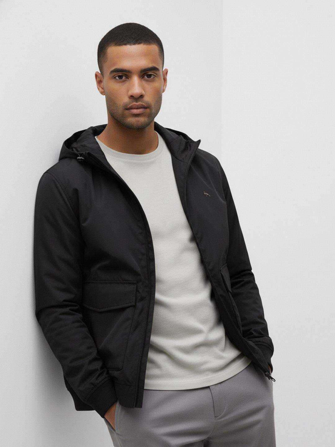Mr Bowerbird Hooded Bomber Jacket