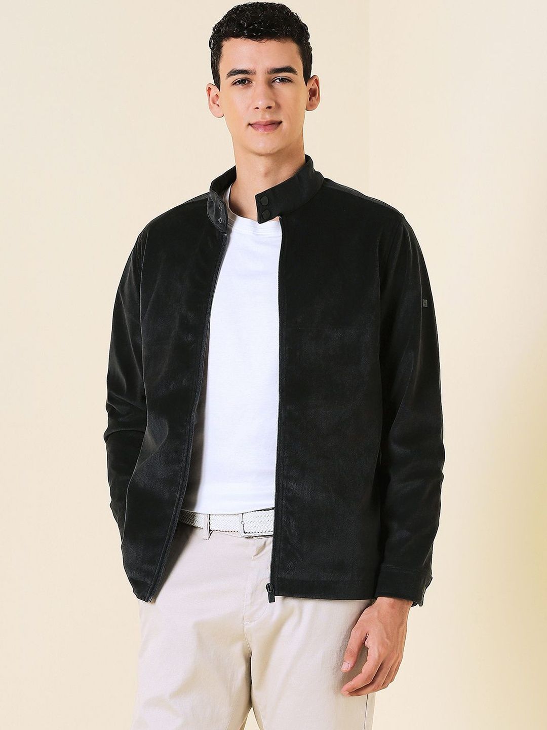 Allen Solly Men Open Front Jacket