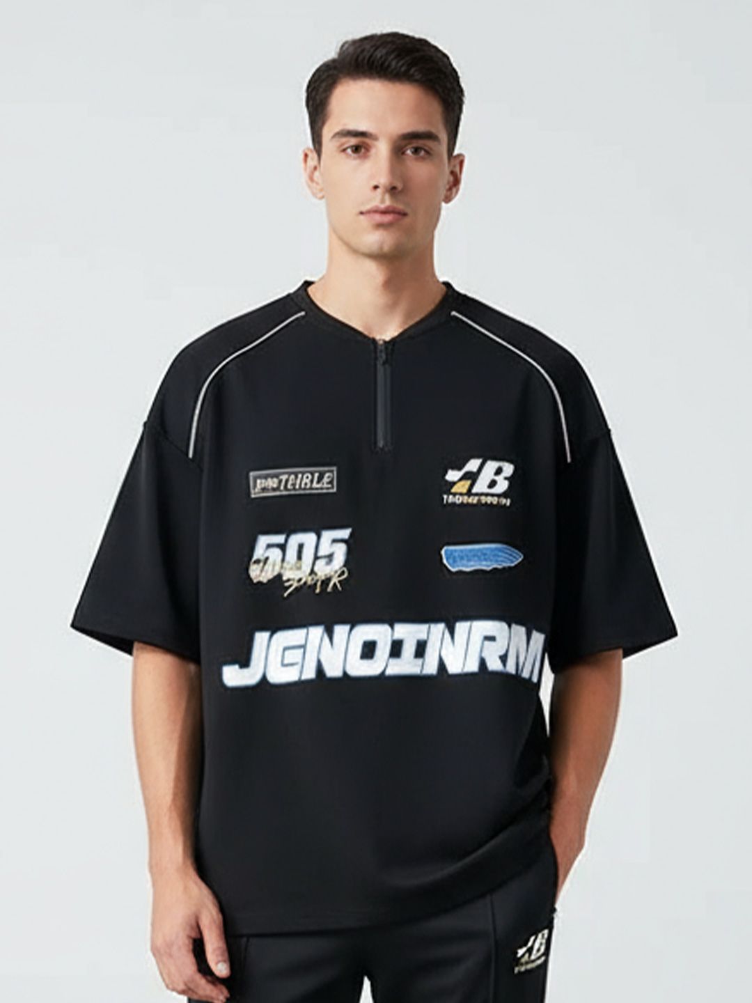 StyleCast x Revolte Men Typography Printed T-shirt