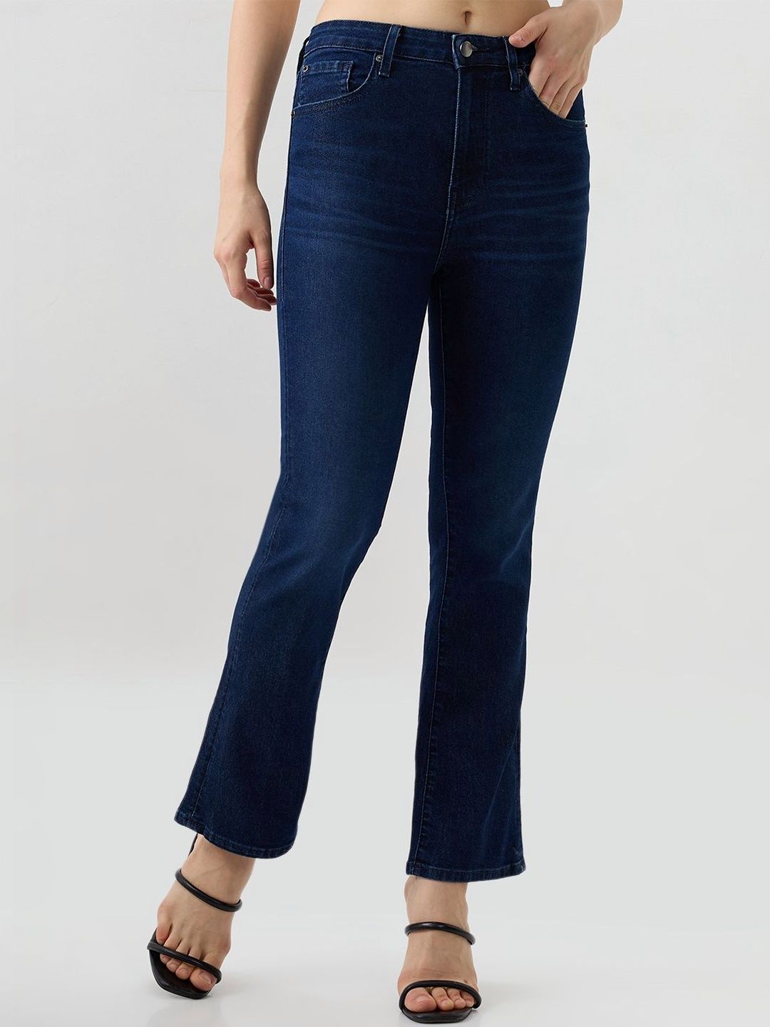 SPYKAR Women Bootcut High-Rise Stretchable Jeans