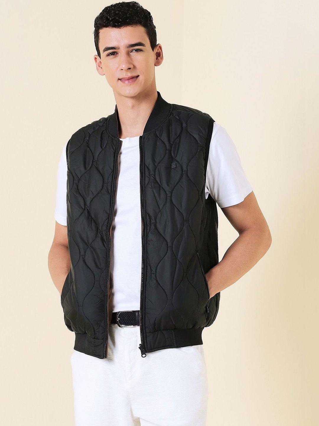 Allen Solly Men Quilted Jacket