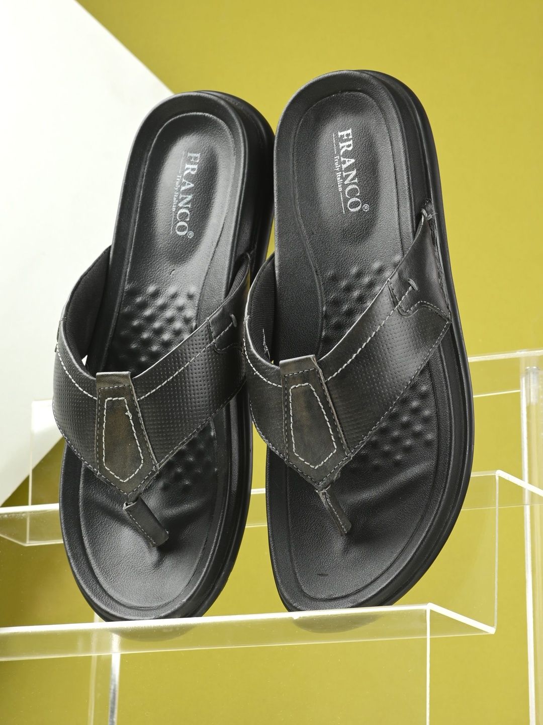 Franco Leone Men Thong Flip-Flops