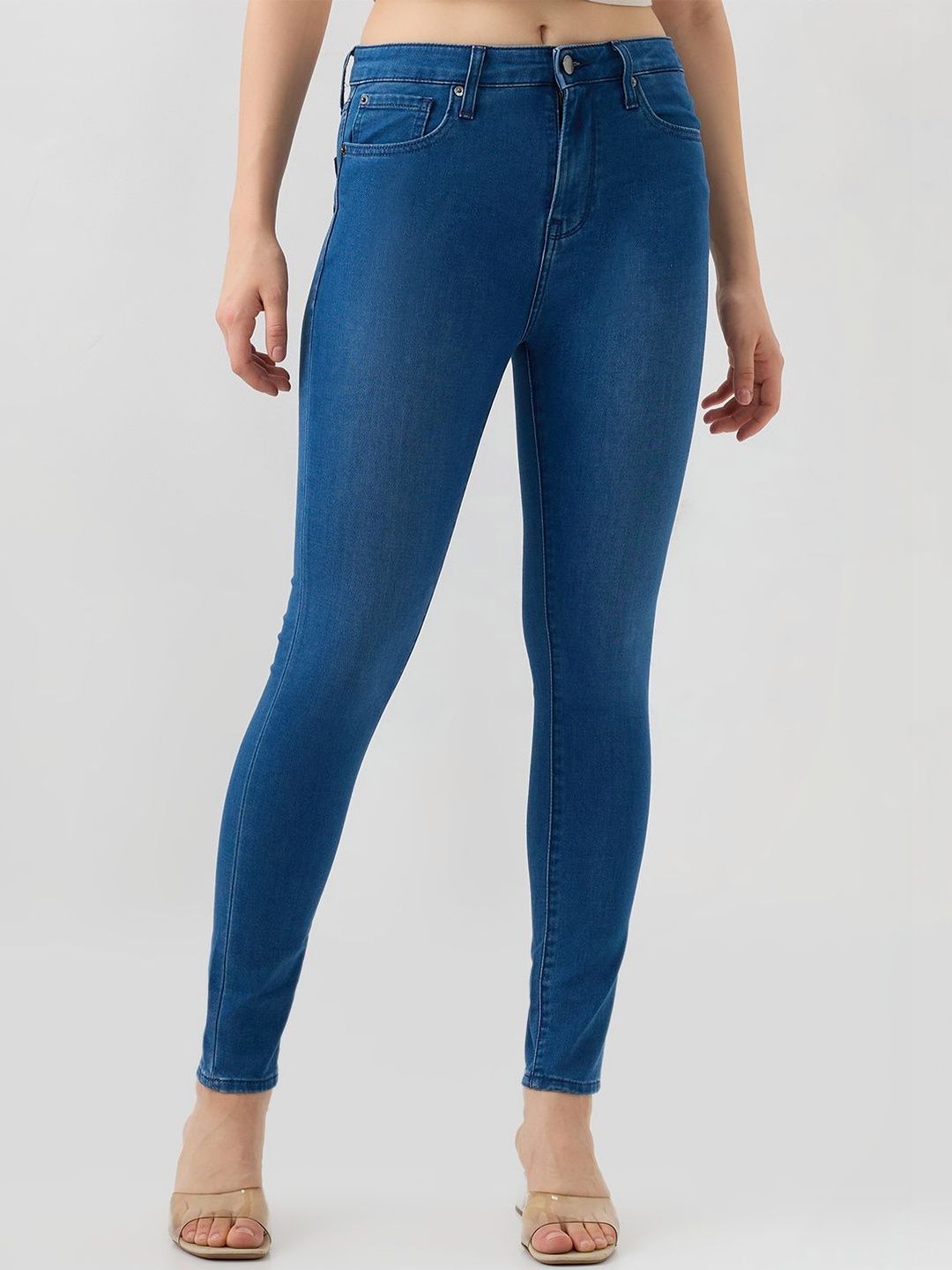 SPYKAR Women Super Skinny Fit High-Rise Stretchable Jeans