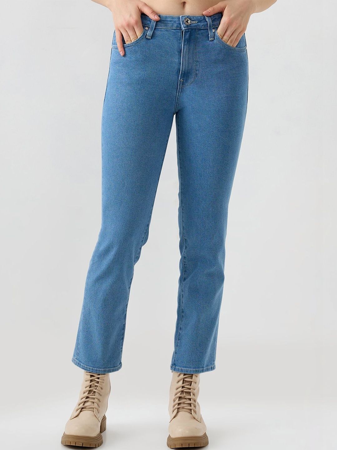 SPYKAR Women Slim Fit Mid-Rise Stretchable Jeans