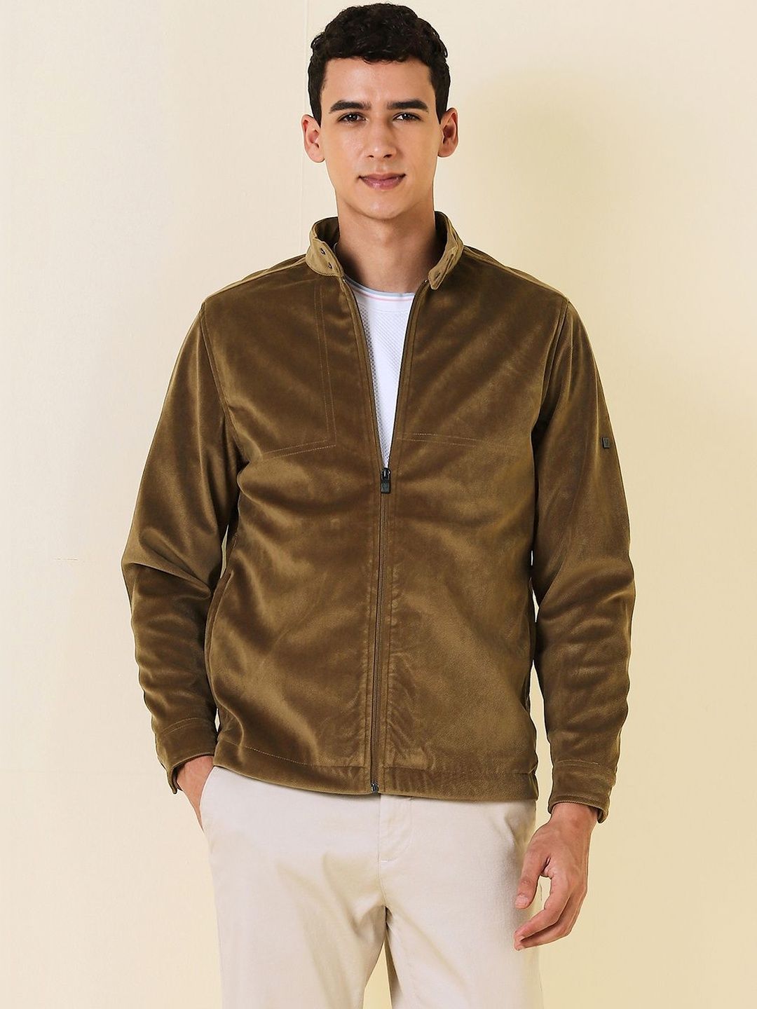 Allen Solly Men Open Front Jacket