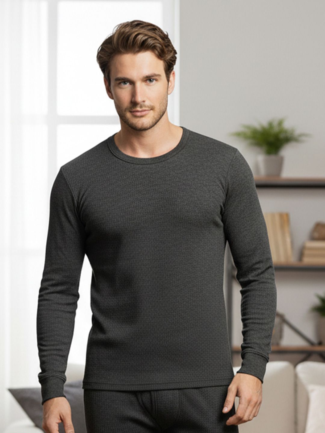 Lux Cozi Men Round Neck Thermal Tops
