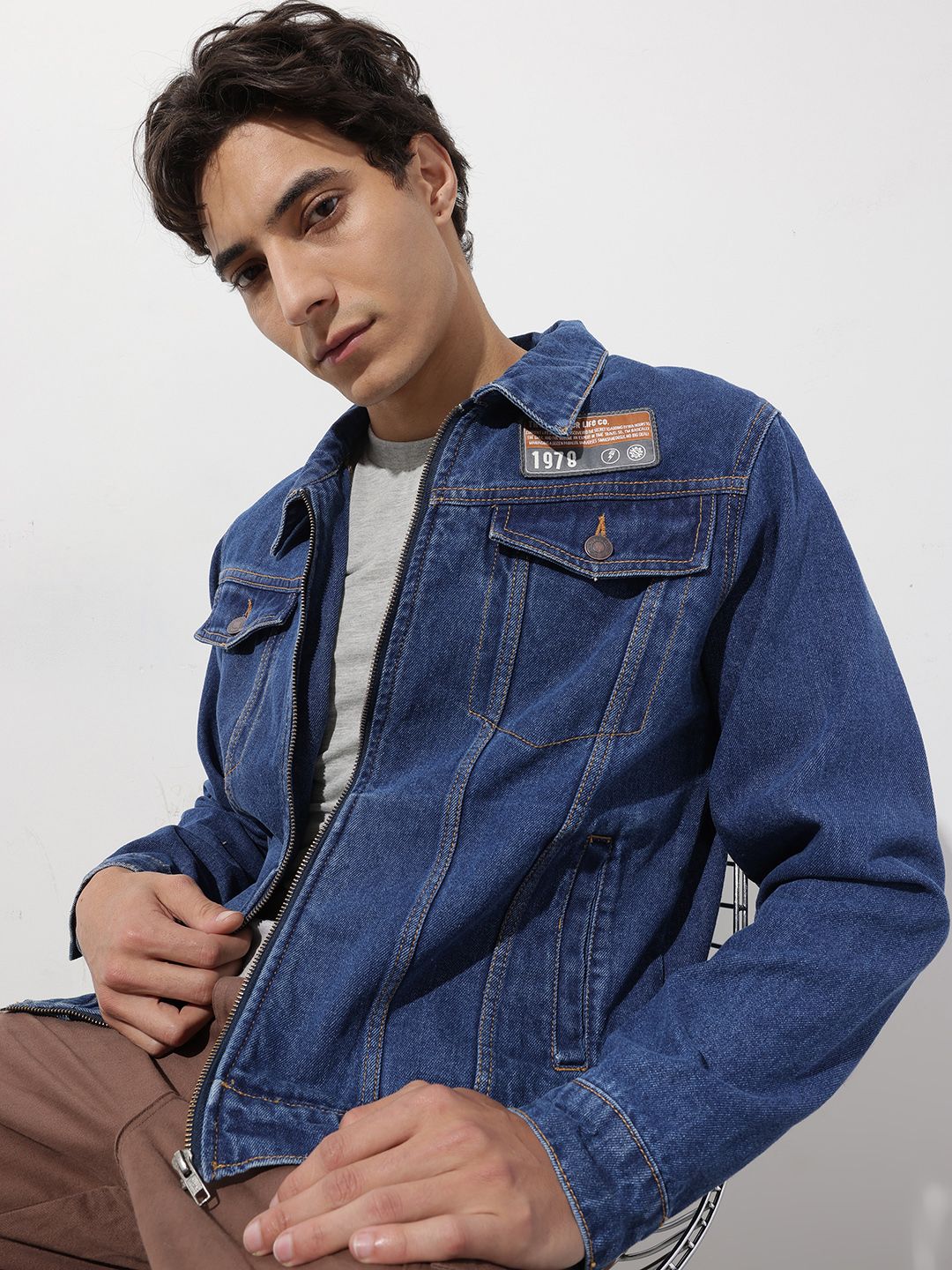 The Roadster Life Co. Pure Cotton Denim Jacket