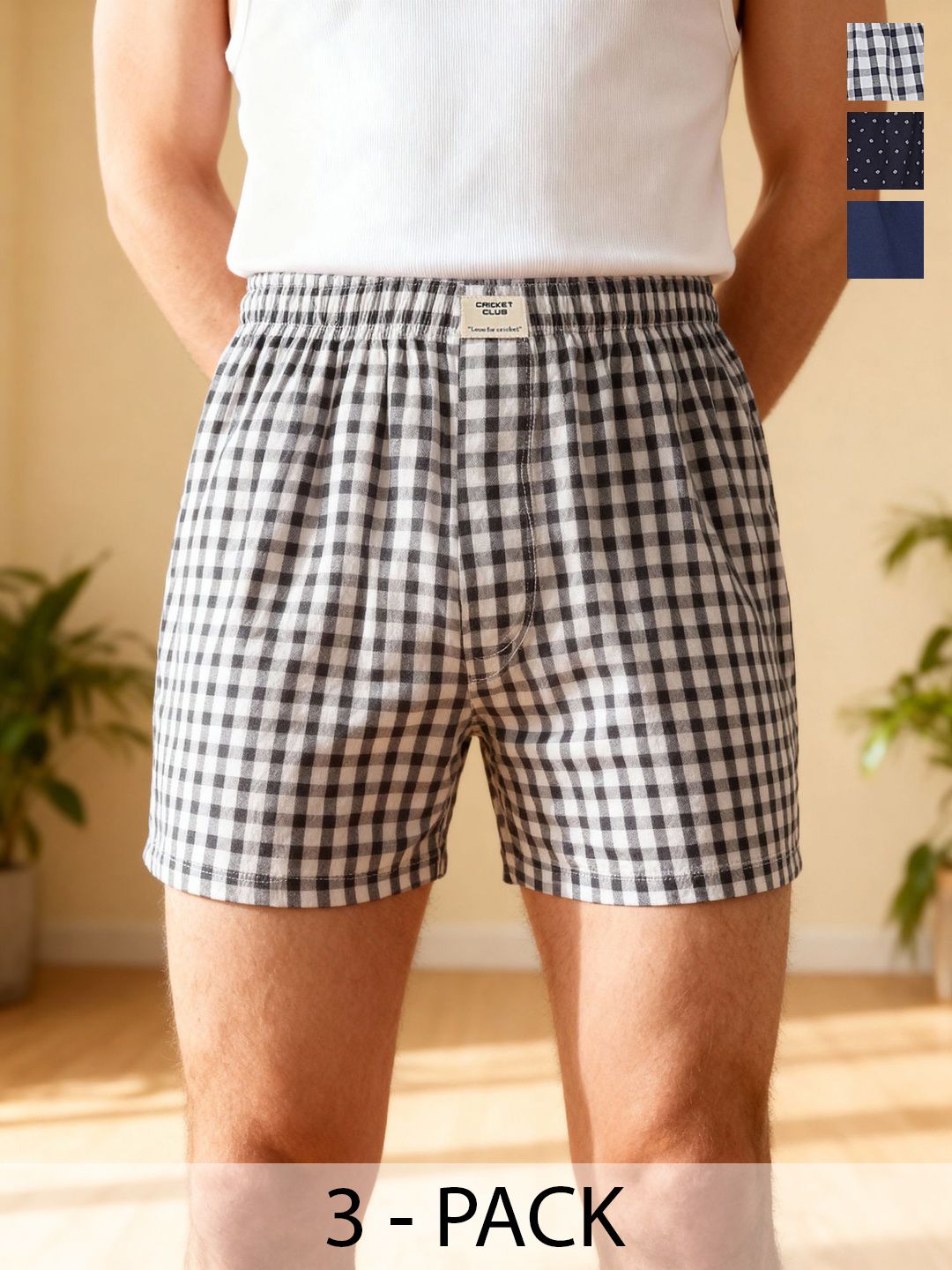 Thomas Scott Pack Of 3 Cotton Boxers