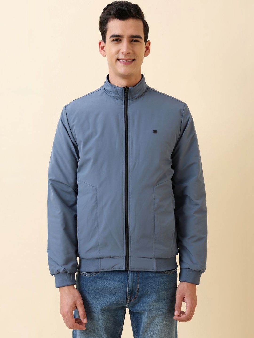 Allen Solly Men Colourblocked Reversible Puffer Jacket