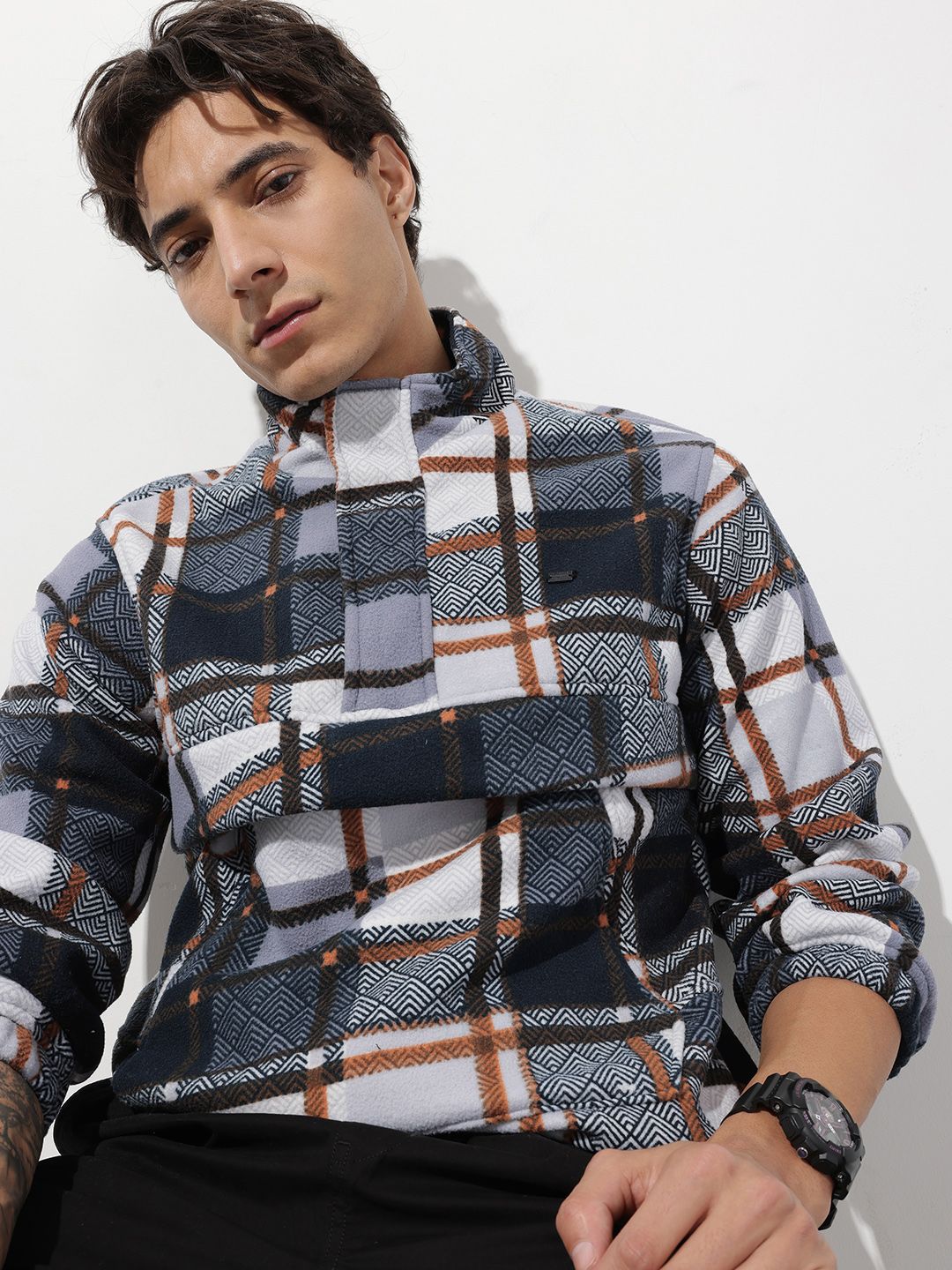 The Roadster Life Co. Checked Tailored Jacket