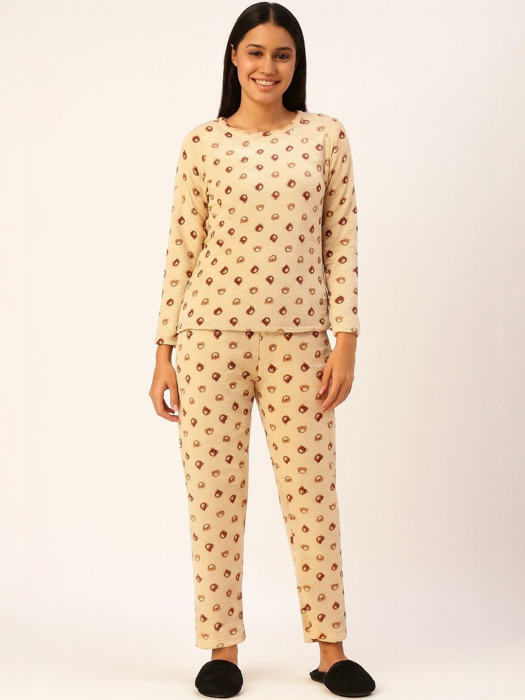 Camey Women Printed Night suit