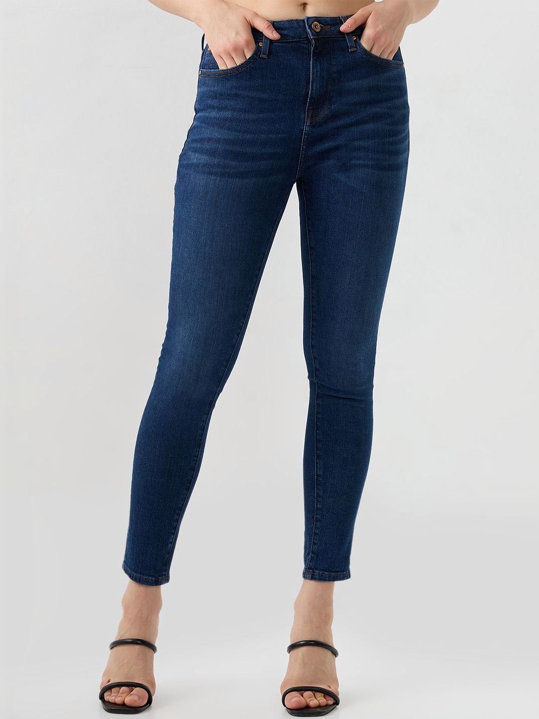 SPYKAR Women Super Skinny Fit High-Rise Stretchable Jeans