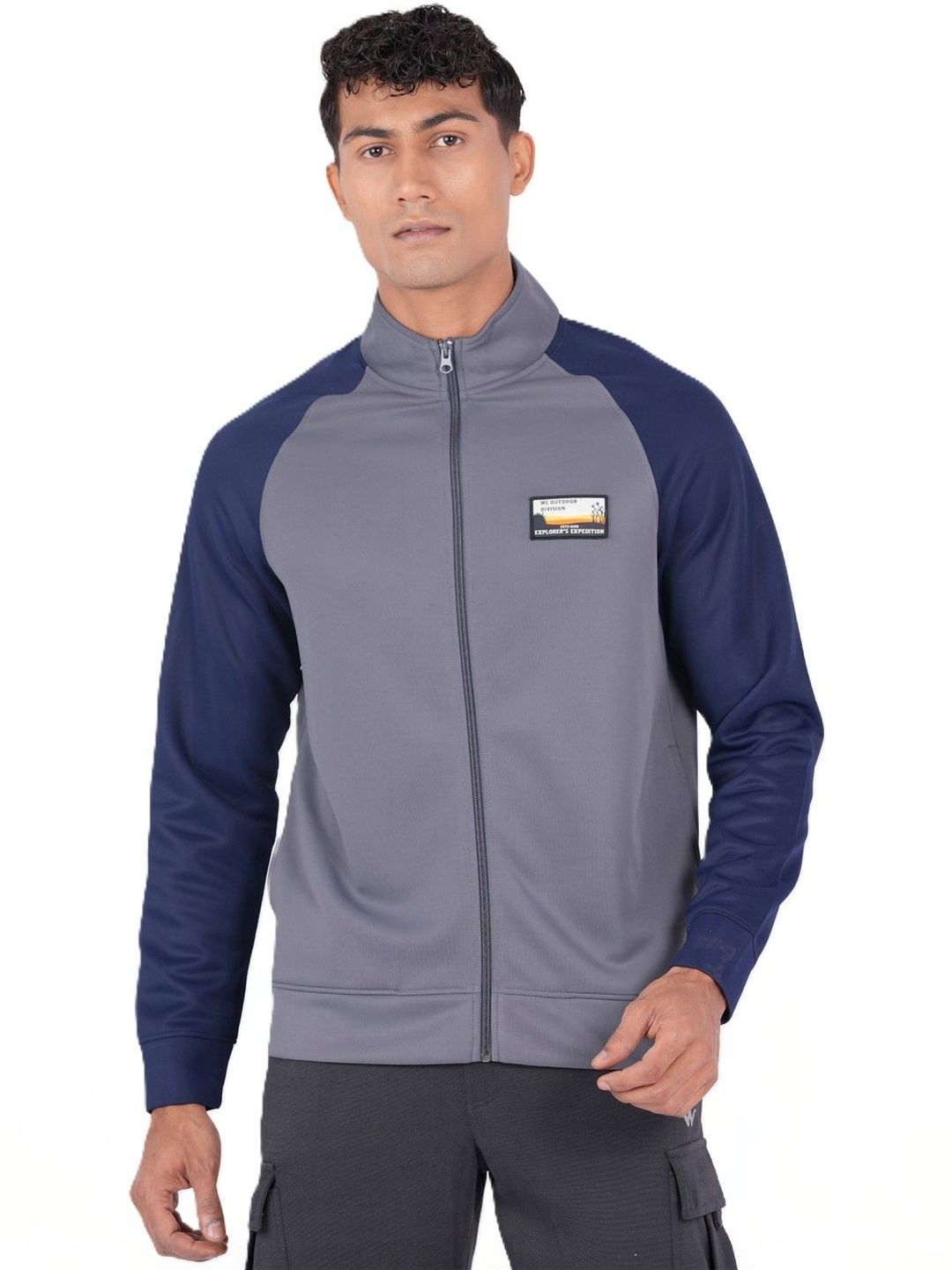 Wildcraft Men Brand Logo Colourblocked Lightweight Outdoor Sporty Jacket