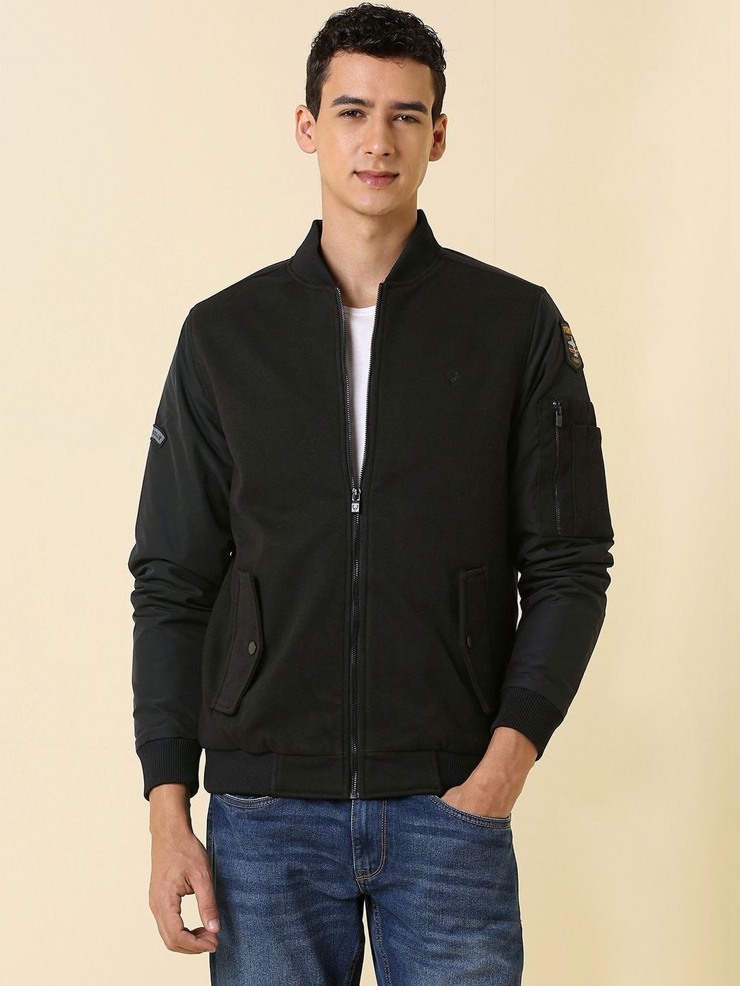 Allen Solly Men Bomber Jacket
