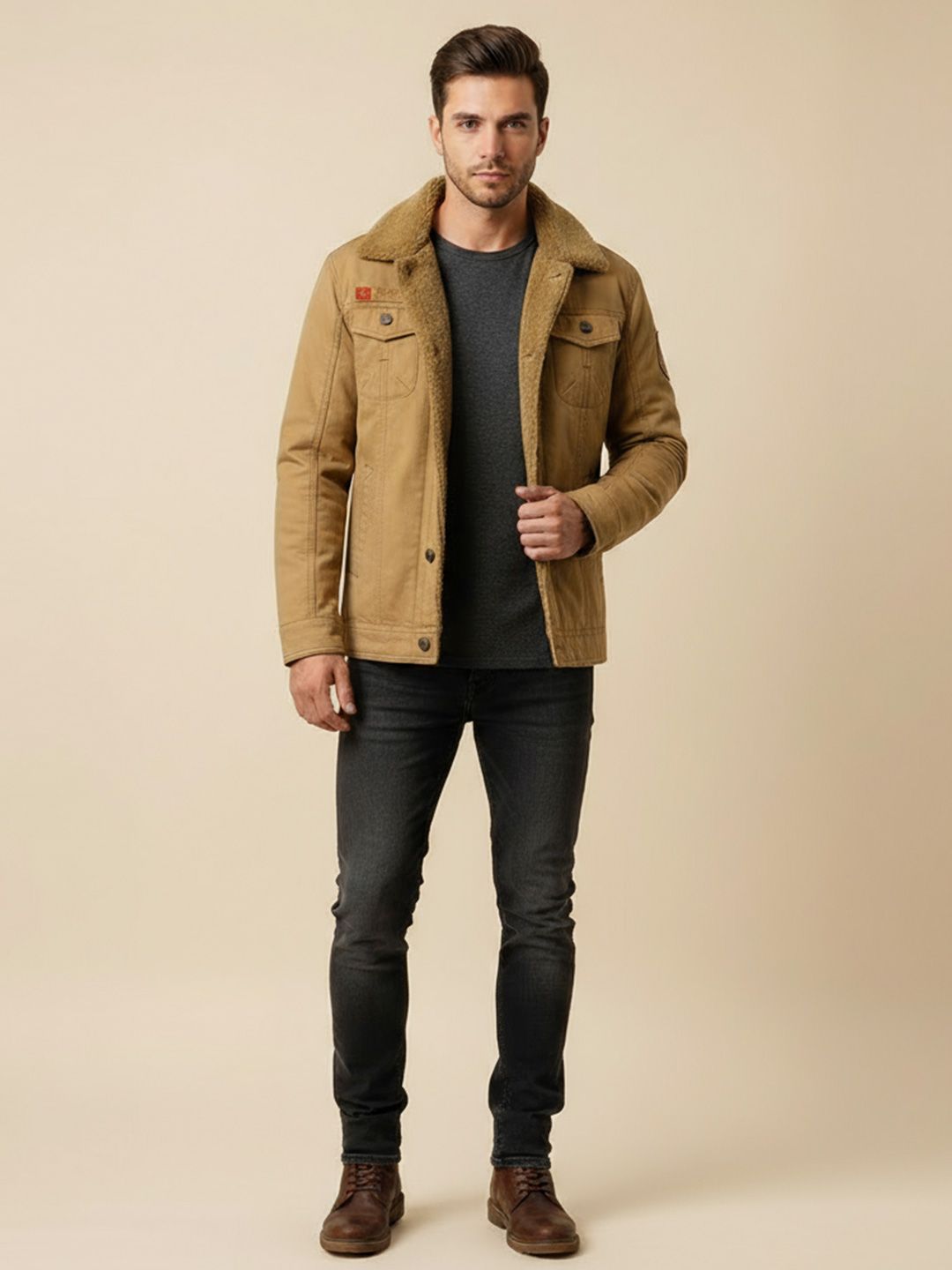 StyleCast x Revolte Men Insulator Outdoor Parka Jacket