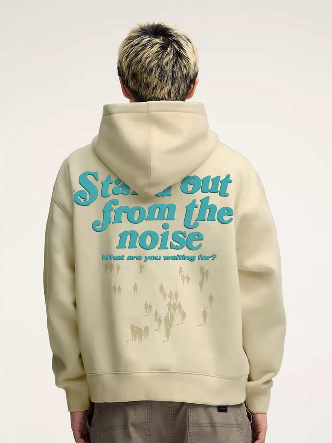 Maniac Men Printed Hooded Sweatshirt