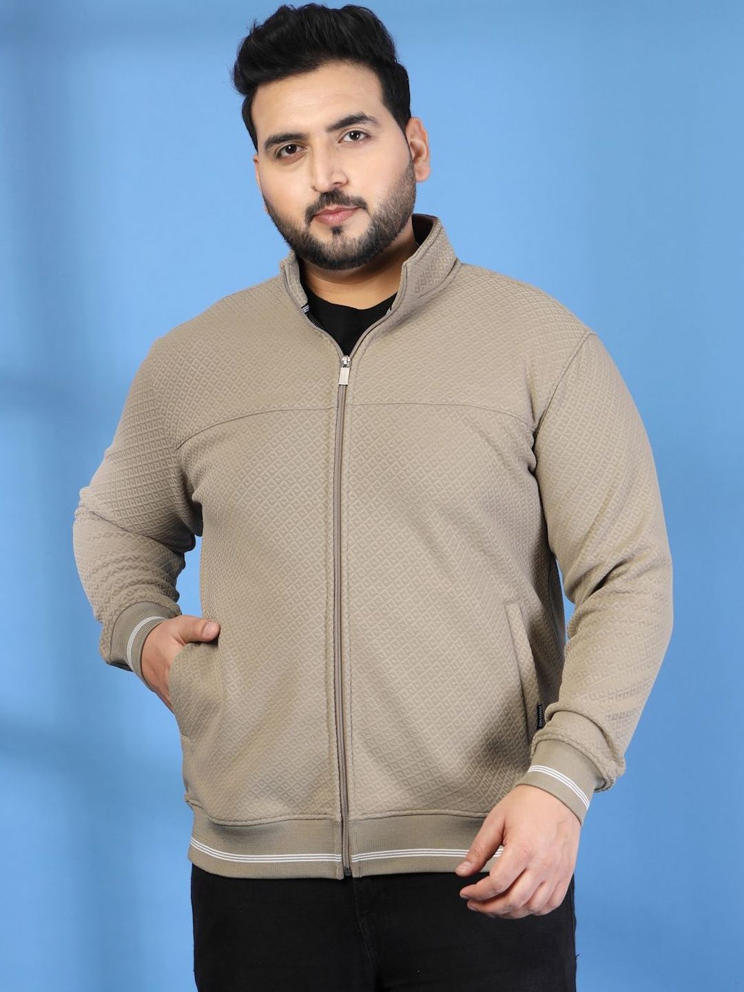 plusS Men Sporty Jacket