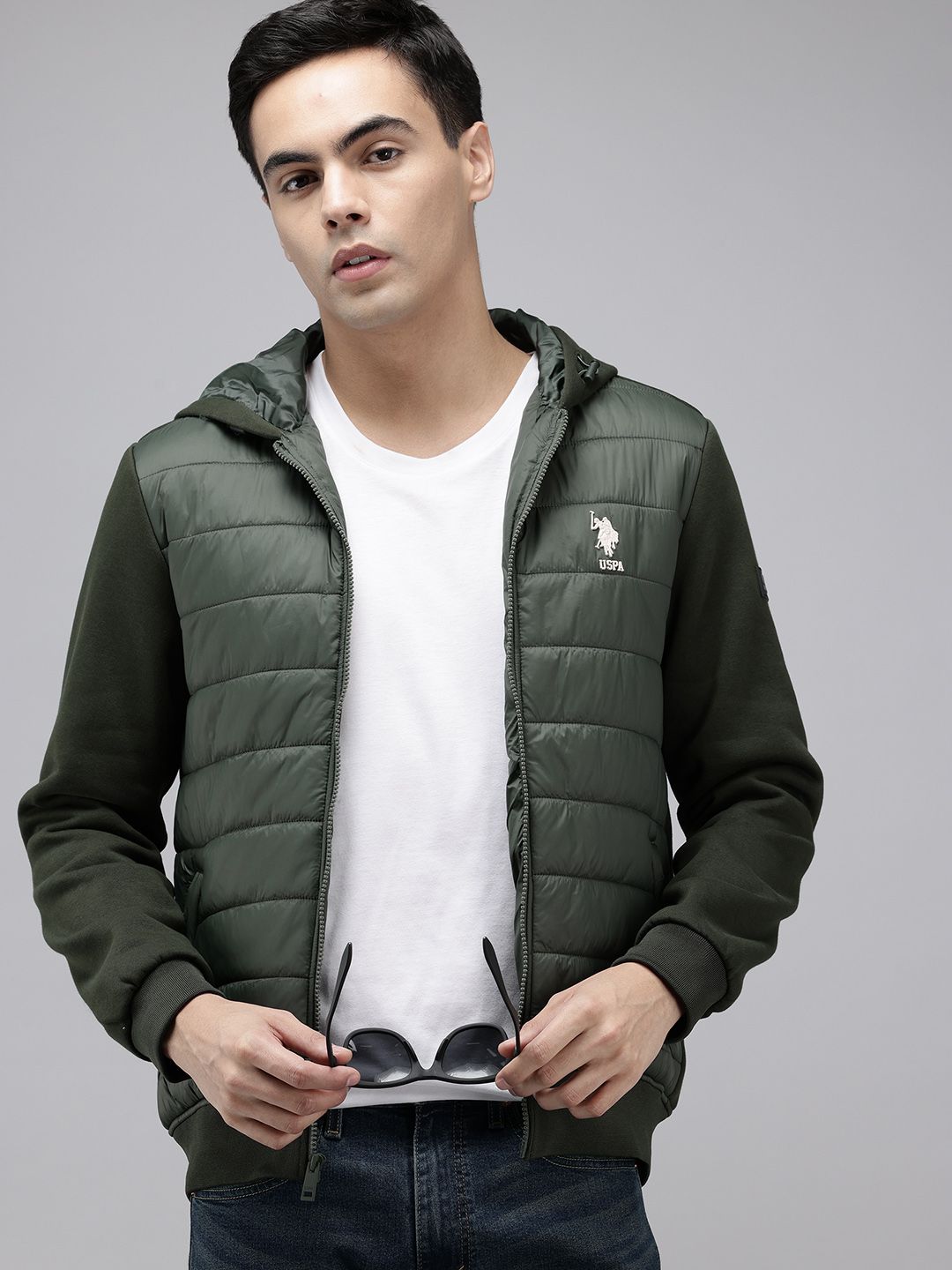 U.S. Polo Assn. Denim Co. Hooded Padded Jacket