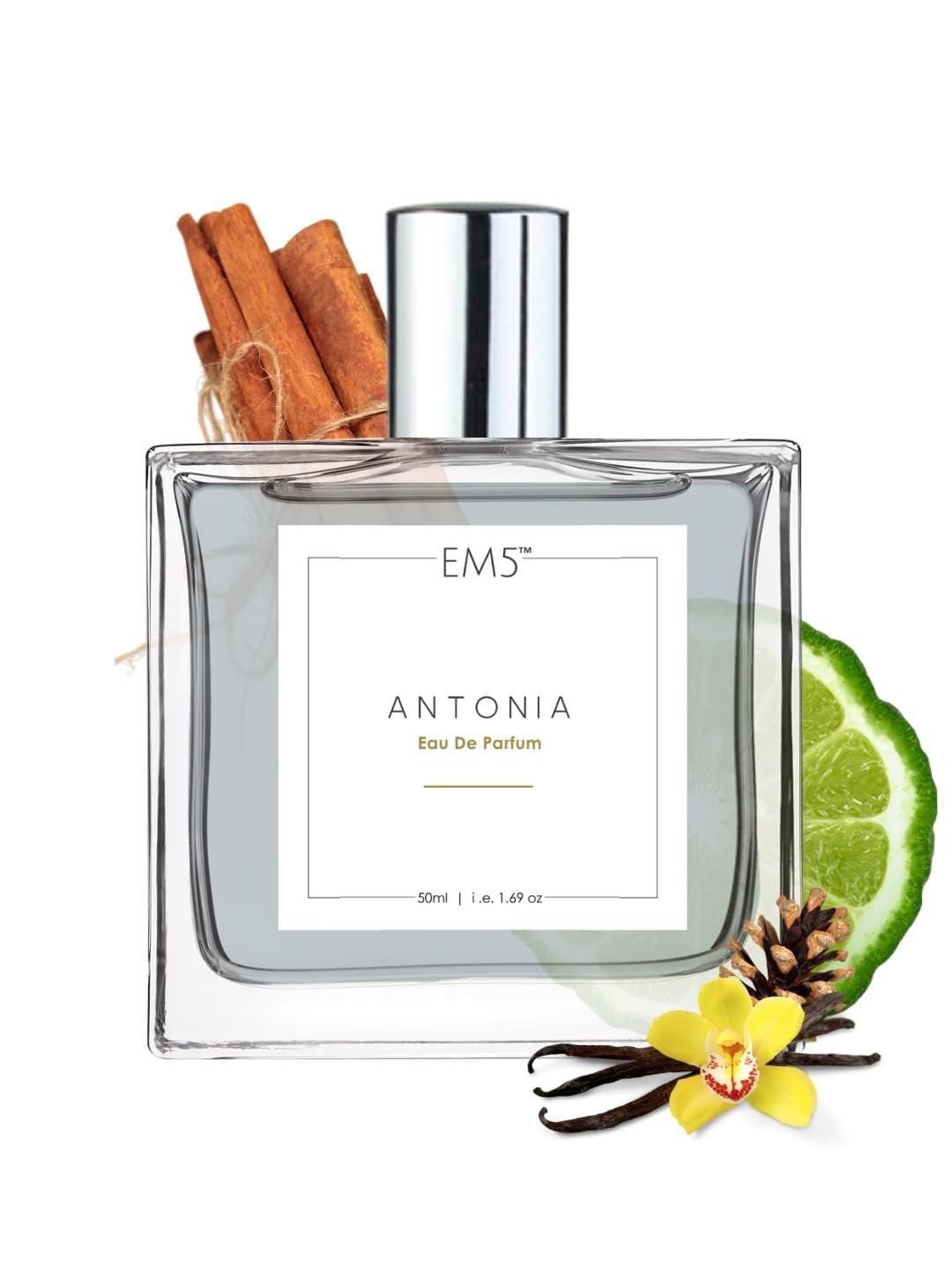 EM5 Men Antonia Long Lasting Eau De Parfume - 50 ml