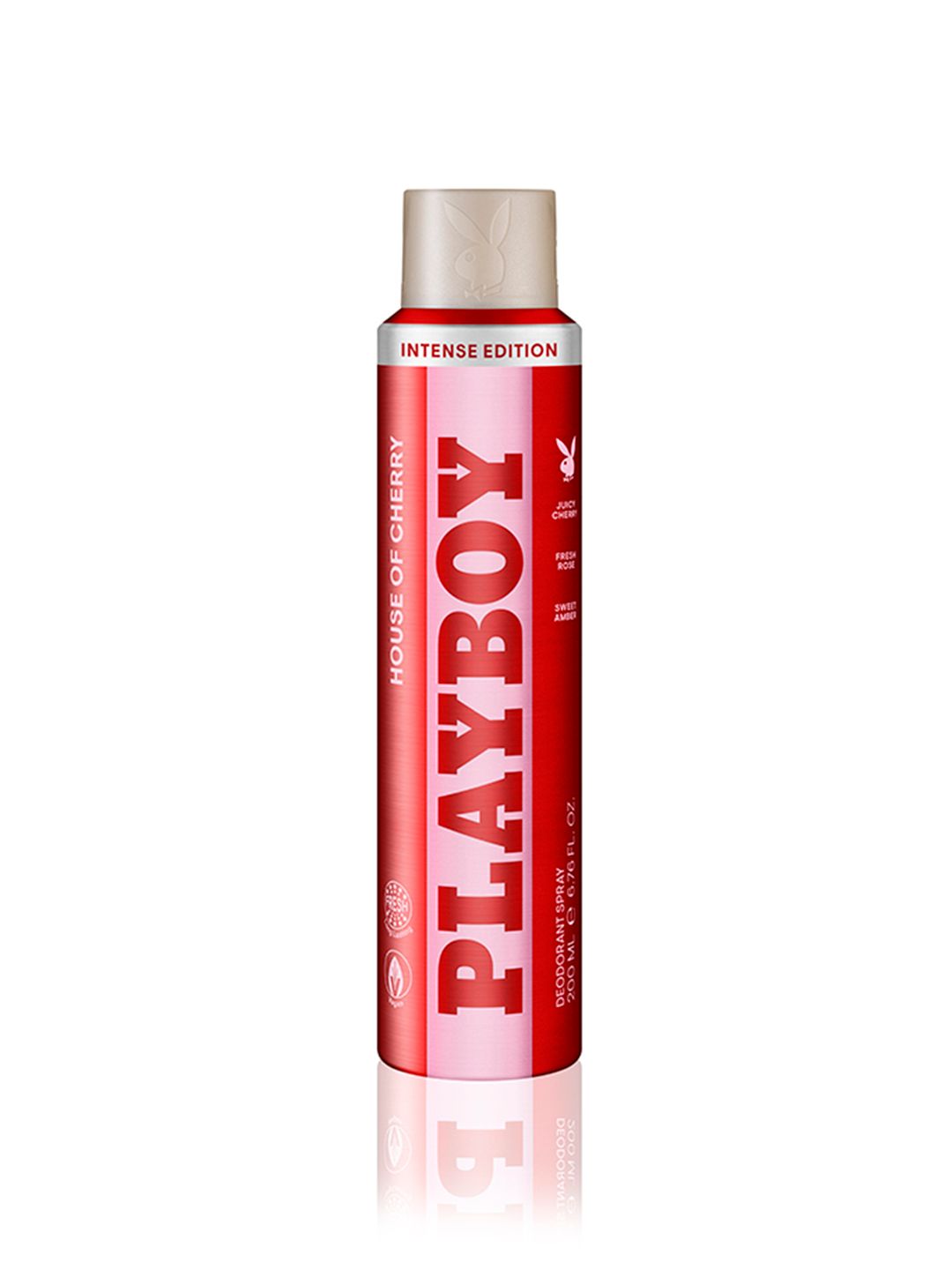 Playboy Women House Of Cherry Deodorant - 134g(200ml)