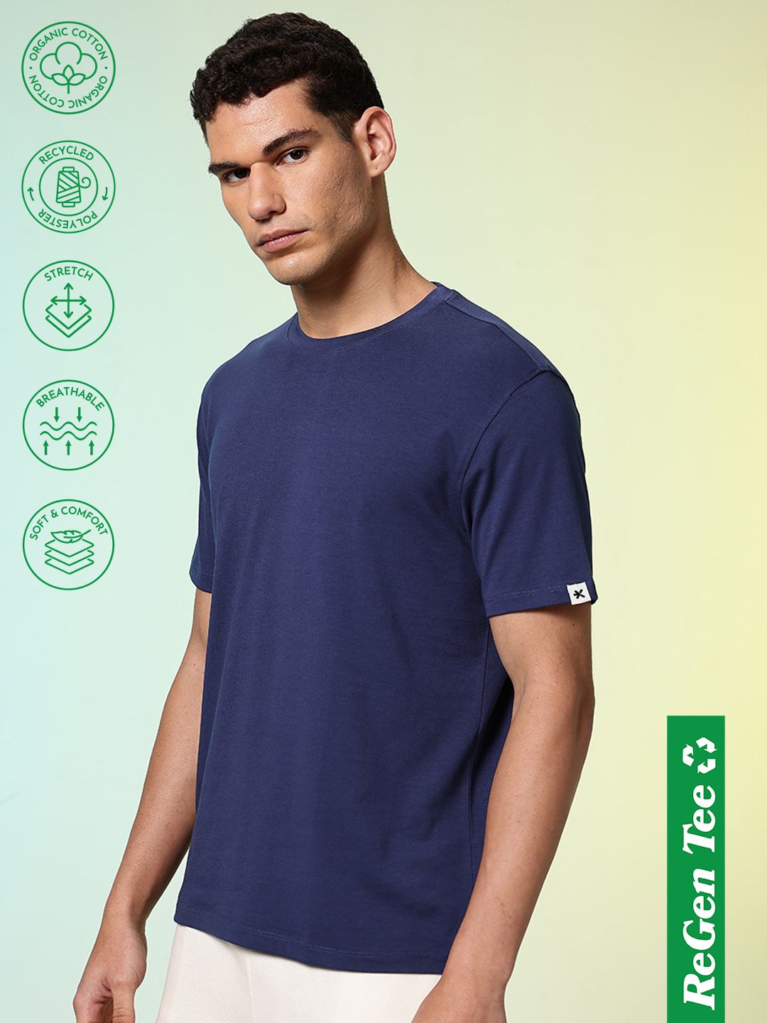 HRX by Hrithik Roshan Men Ultra Soft Cotton blend Solid Tshirts