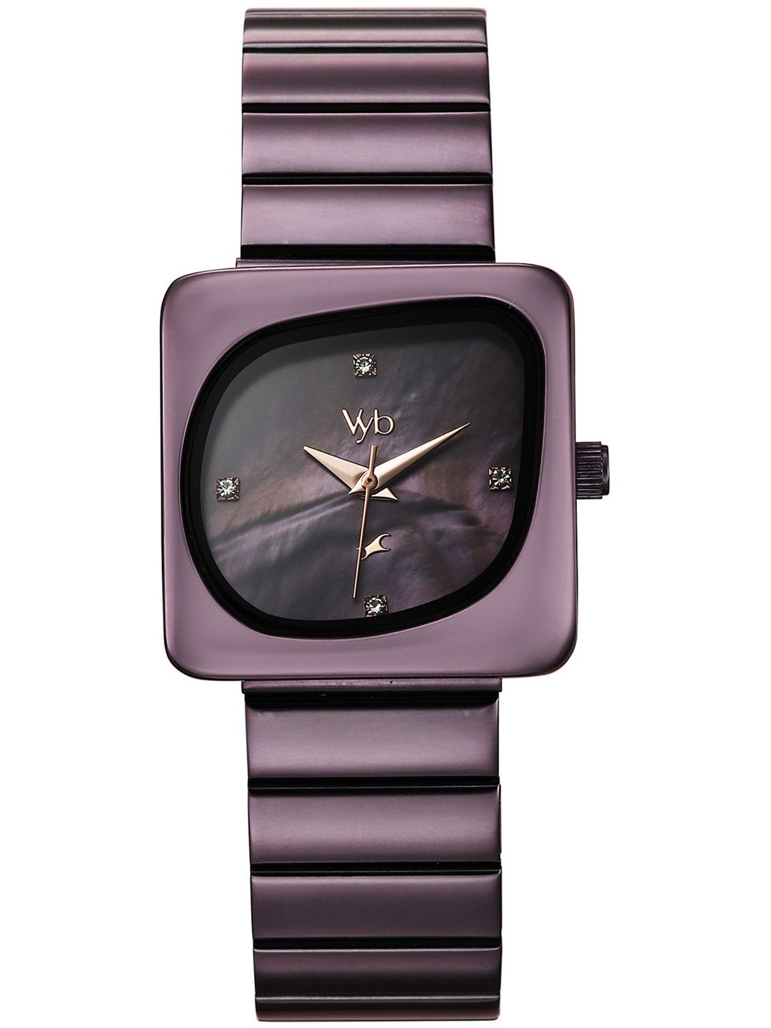 ヴァイス　ラブラブファイヤー！　SP Buy Fastrack Vyb Diva Quartz Purple Mother of pearl Dial Watch For