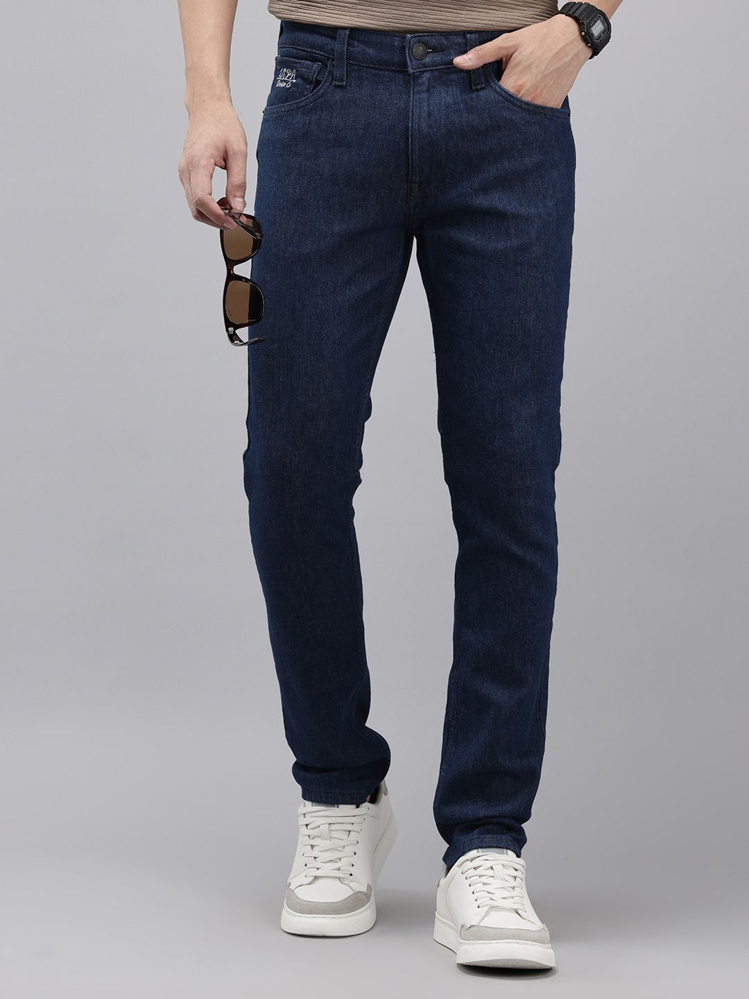 U.S. Polo Assn. Denim Co. Men Brandon Slim Tapered Fit Stretchable Jeans