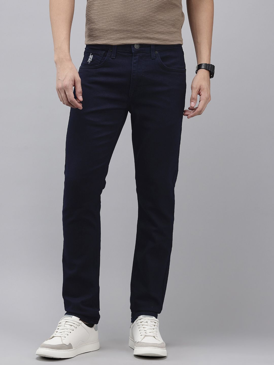 U.S. Polo Assn. Denim Co. Men Regallo Skinny Fit Light Fade Stretchable Jeans
