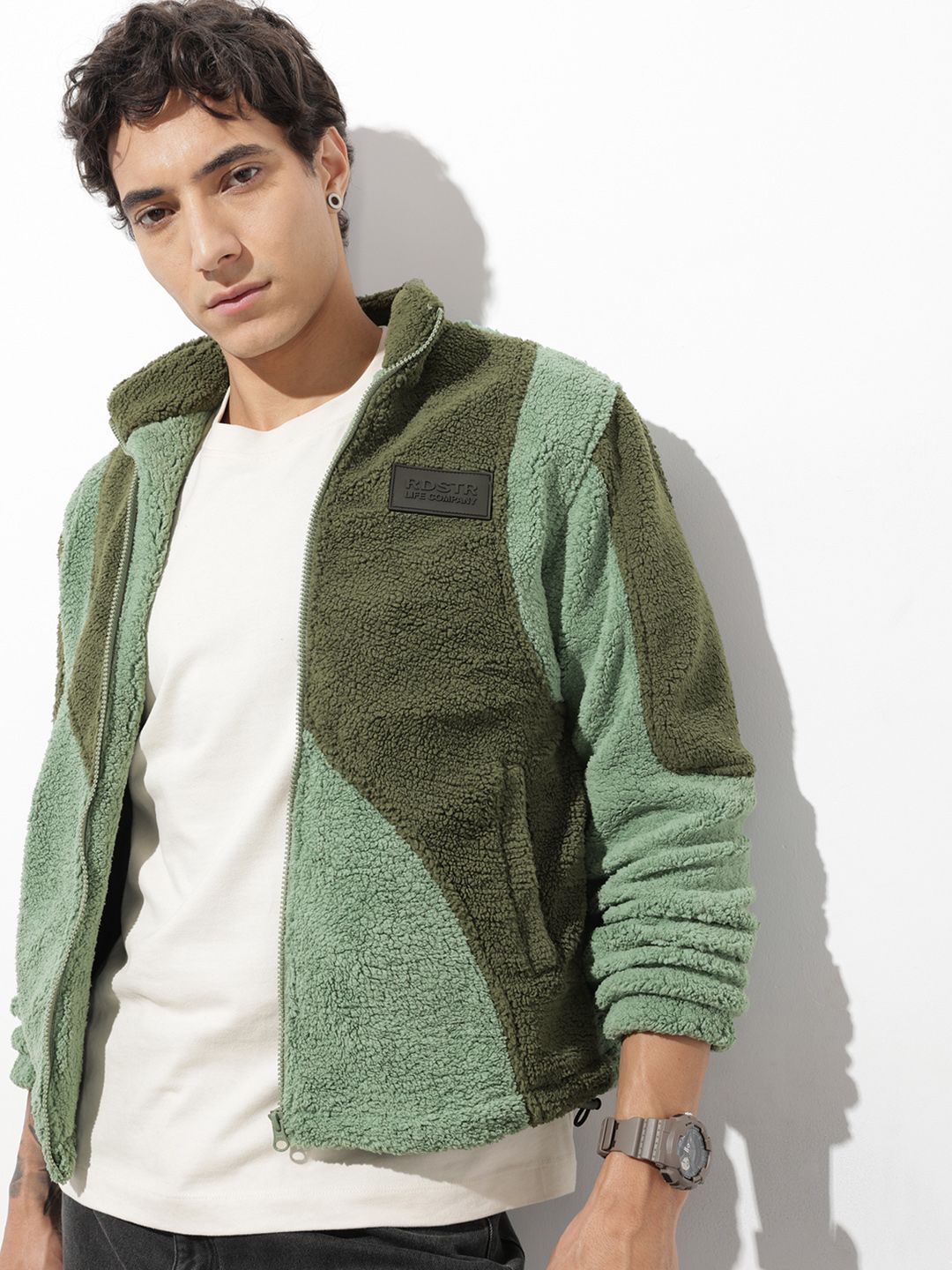 The Roadster Life Co. Colourblocked Tailored Jacket