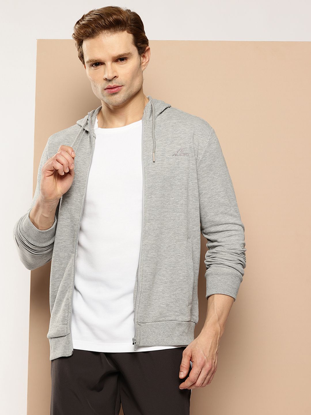 Alcis Brand Logo Detail Hooded Sweatshirt