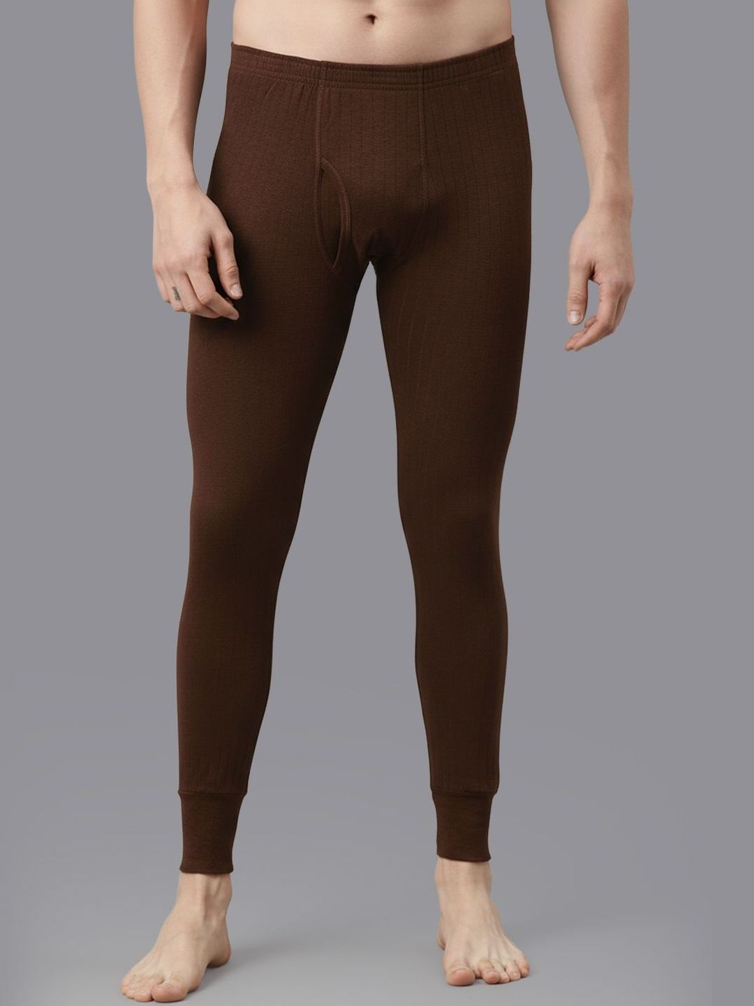 AMUL COMFY Kashmira Mid Rise Ribbed Thermal Bottom