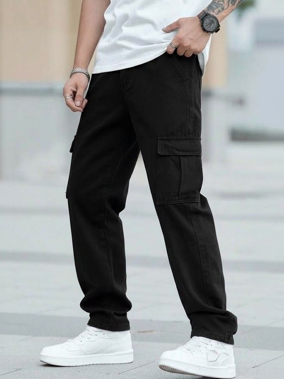 Niffar Fashion Men High-Rise Stretchable Jeans