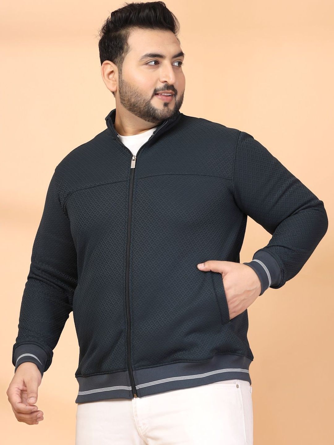 plusS Men Sporty Jacket