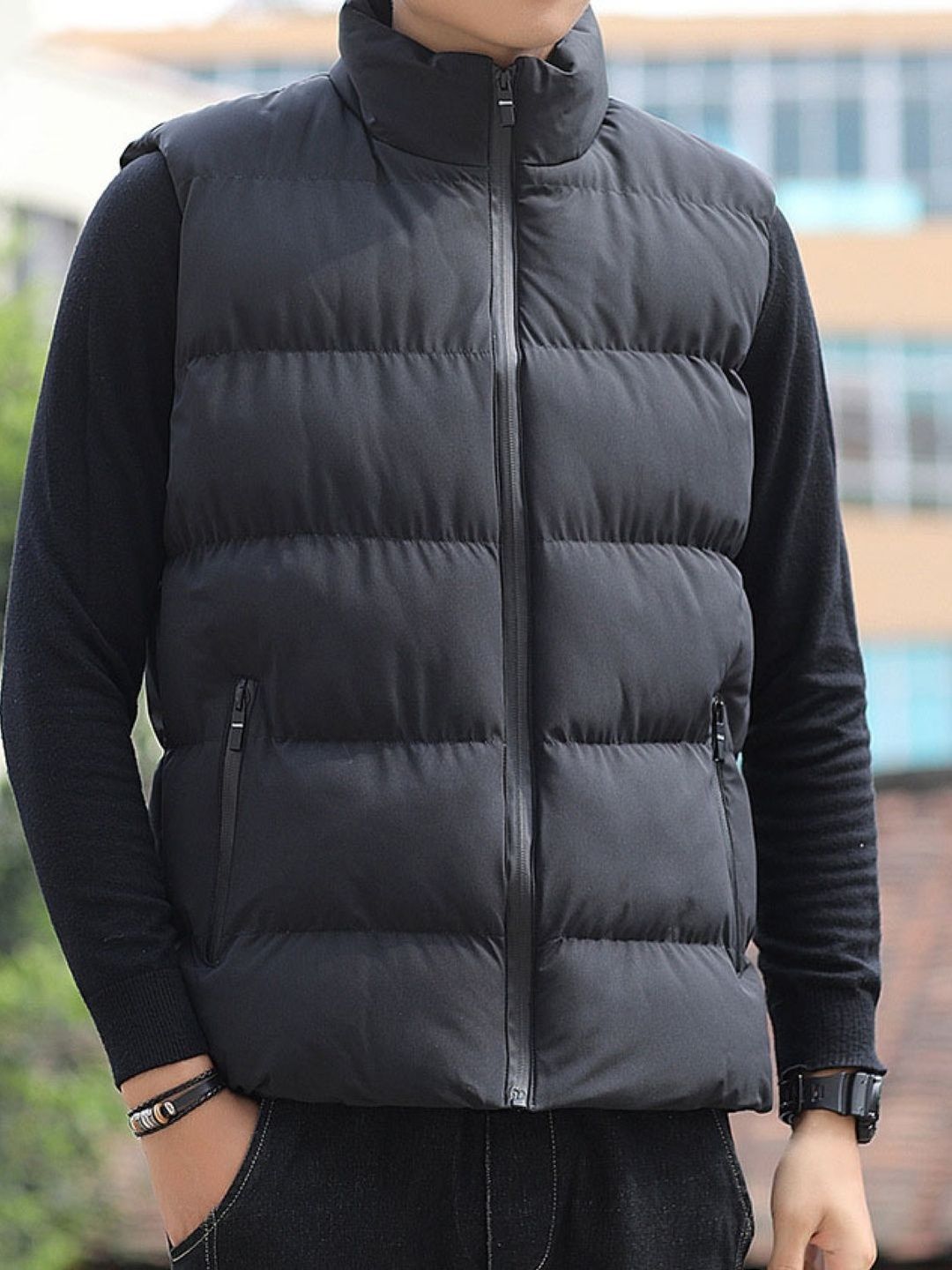 StyleCast Men Open Front Jacket