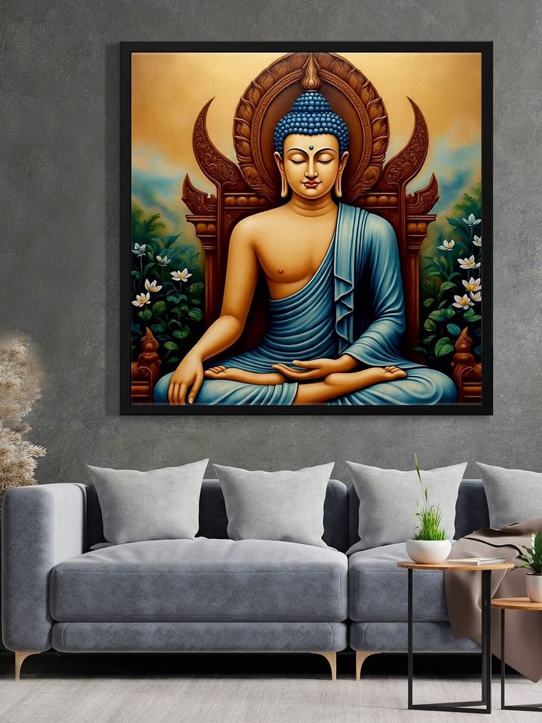 Exotic India VZF507 Decorazione Da Parete Surya In Ottone Goffrato - 10,4 Cm - Portafortuna Vastu