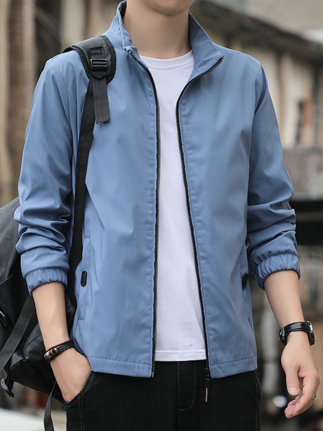 StyleCast Men Open Front Jacket