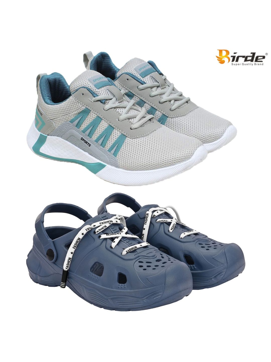 BIRDE Men Mesh Running Non-Marking Shoes