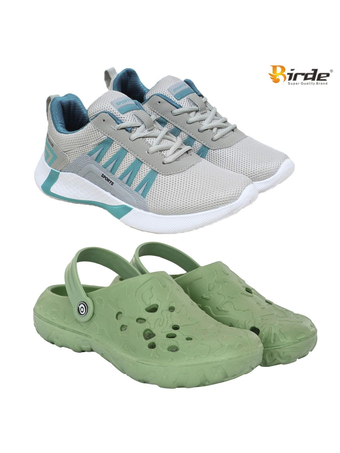 BIRDE Men Mesh Running Non-Marking Shoes
