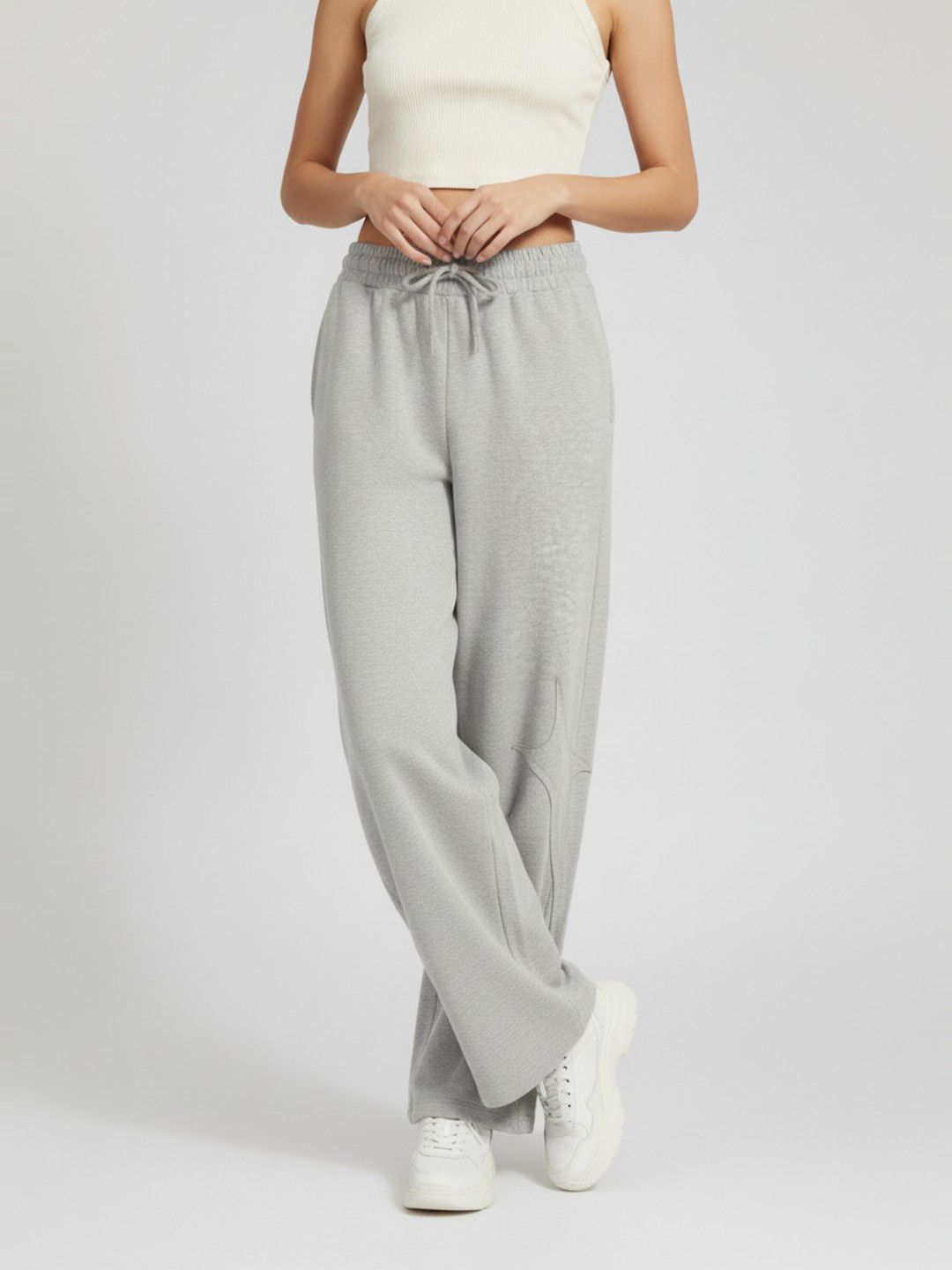 Buy glitchez Women Wide Leg Track Pants - Track Pants for Women