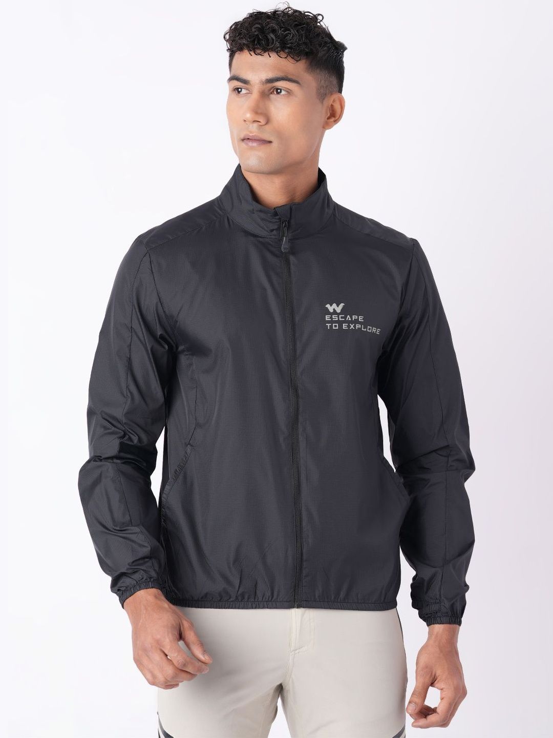 Wildcraft Men Brand Logo Lightweight Outdoor Sporty Jacket