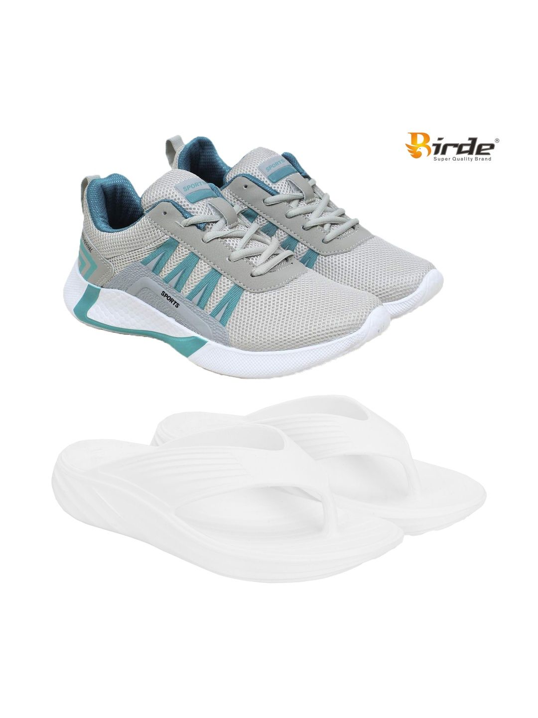BIRDE Men Mesh Running Non-Marking Shoes