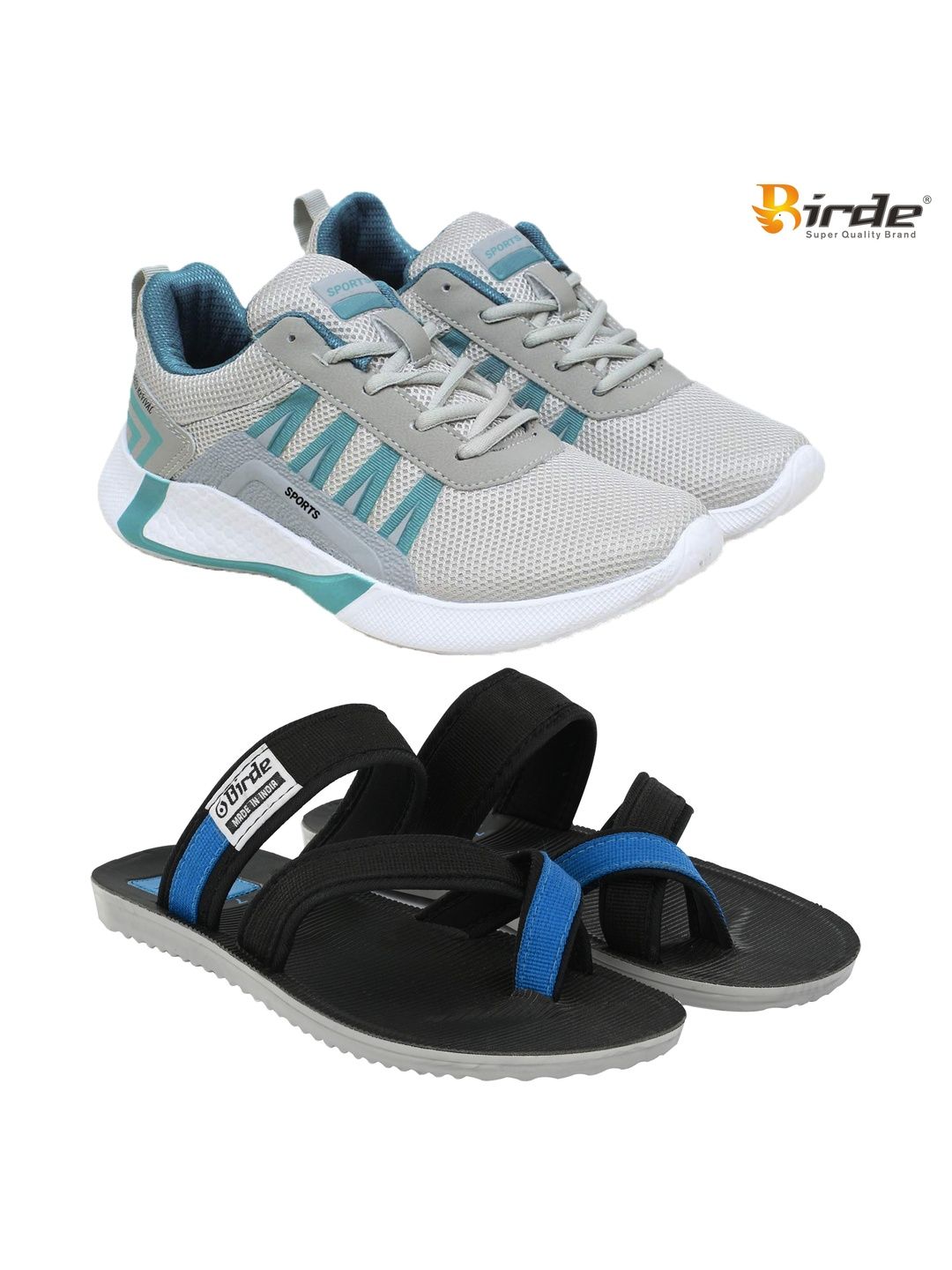 BIRDE Men Mesh Running Non-Marking Shoes
