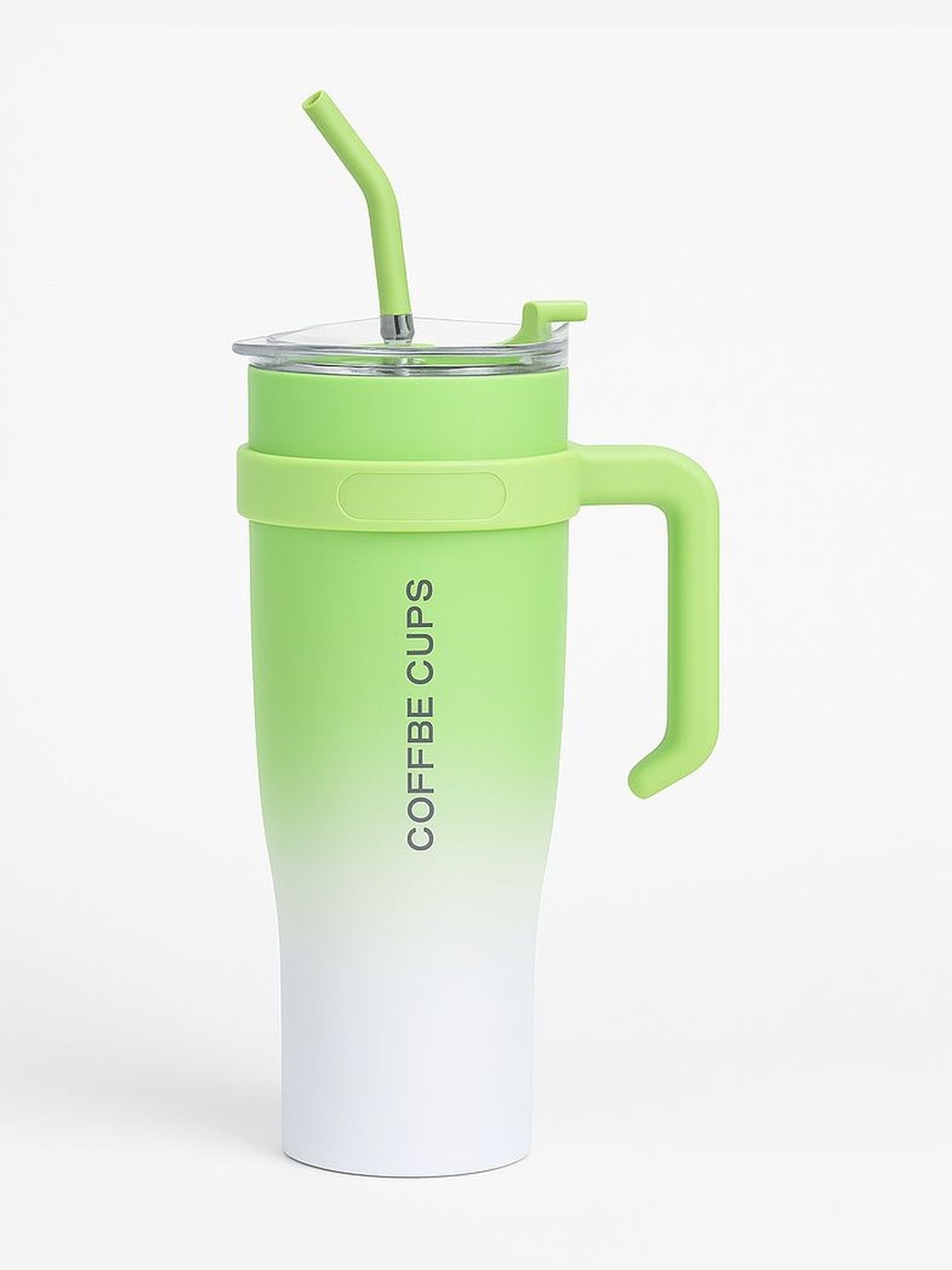 Style Homez Green & White Stainless Steel Typography Double Wall Vacuum Water Bottle