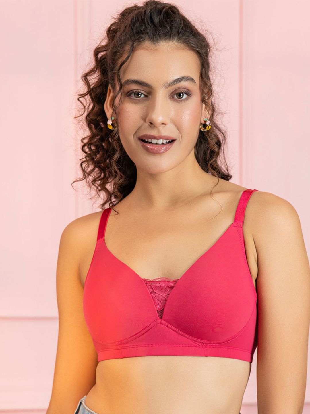 Chelvet  Chic Lightly Padded T-Shirt Bra-Seamless & Non Wired